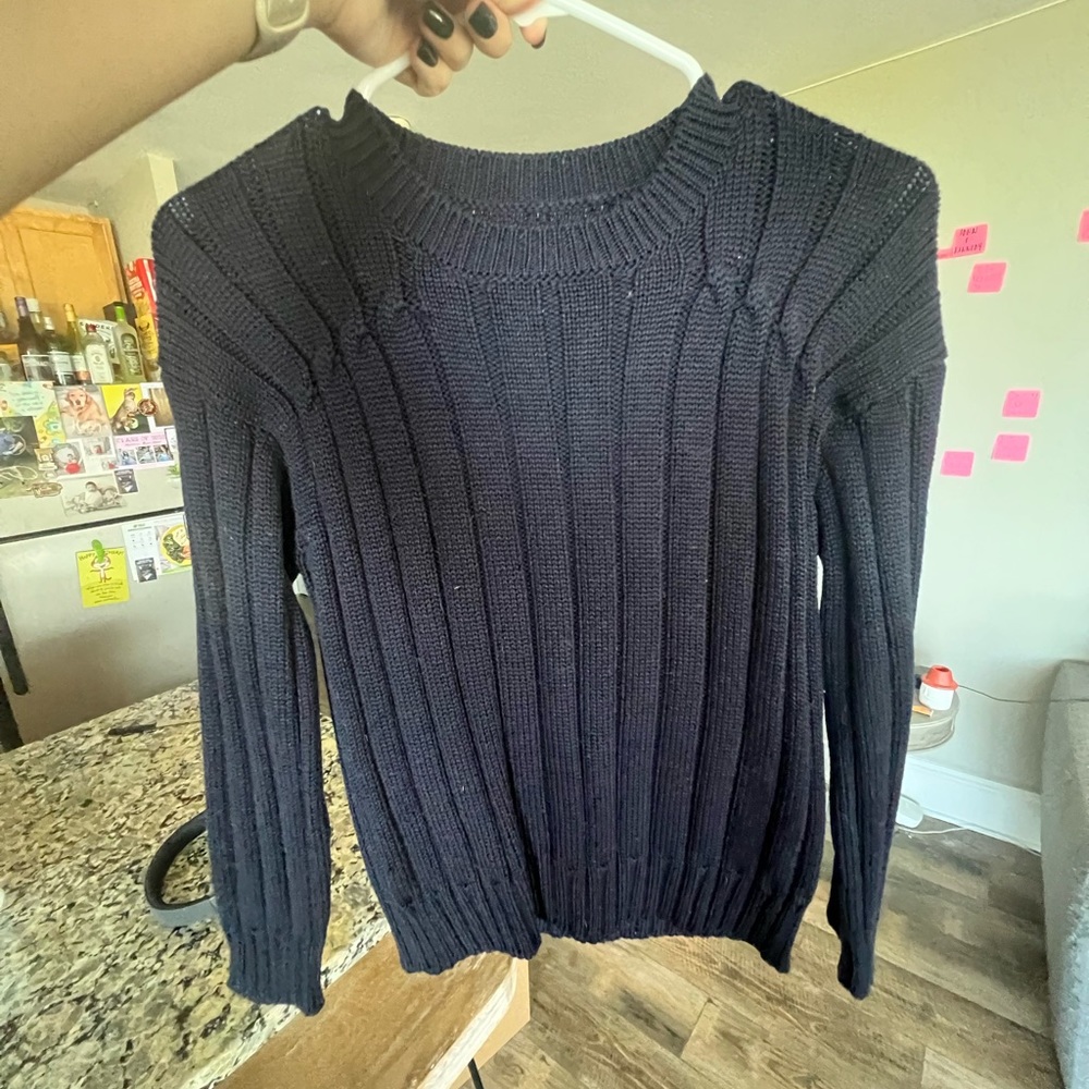 Prada cord knit sweater